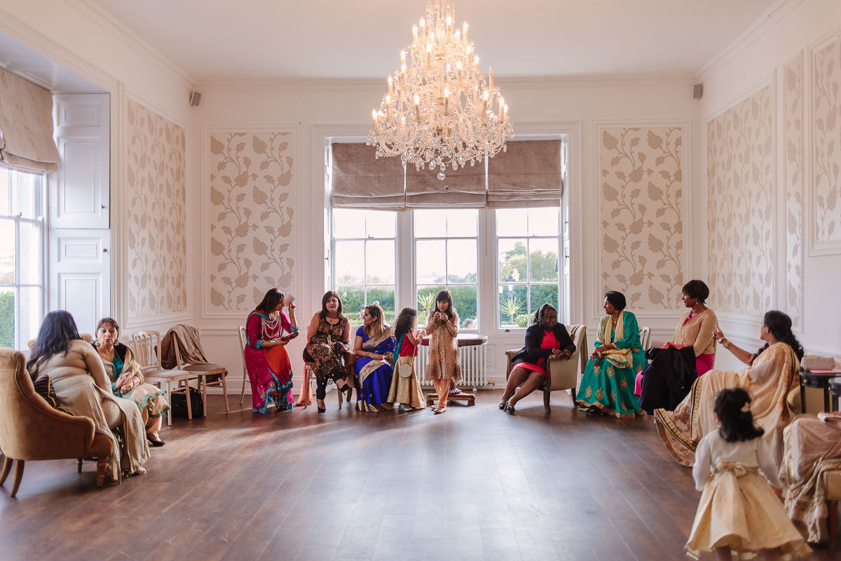 Surrey Froyle Park Asian Wedding Photography Guests 