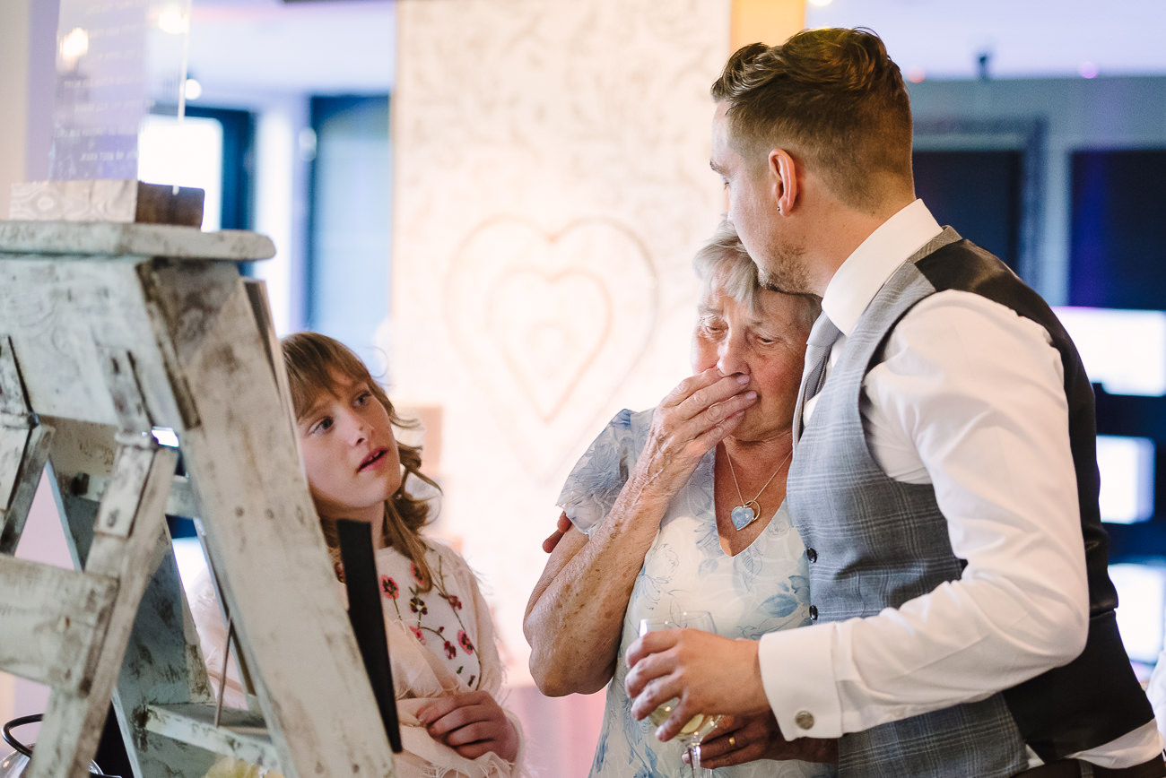 Grandmother feeling emotional at Russets Country House