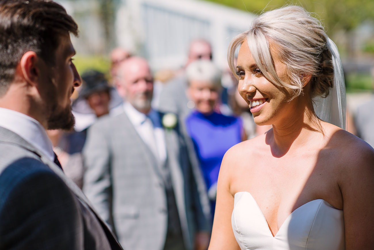 Outdoor ceremony at Russets Country House 