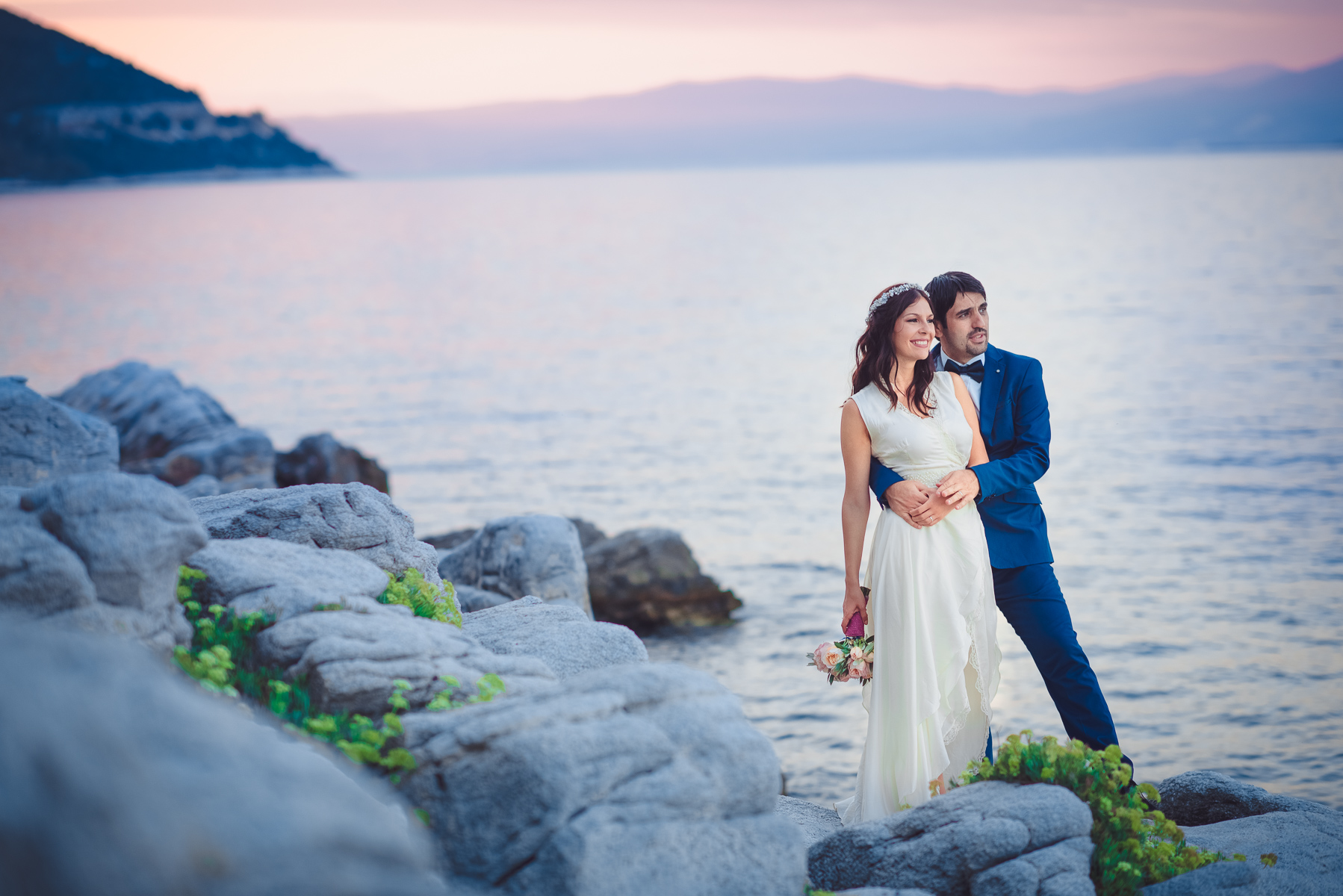 Destination wedding photographer Greece – Beach wedding in Thassos