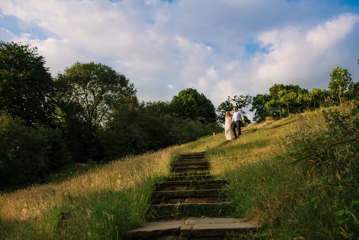 Wedding portraits at Pembroke Lodge