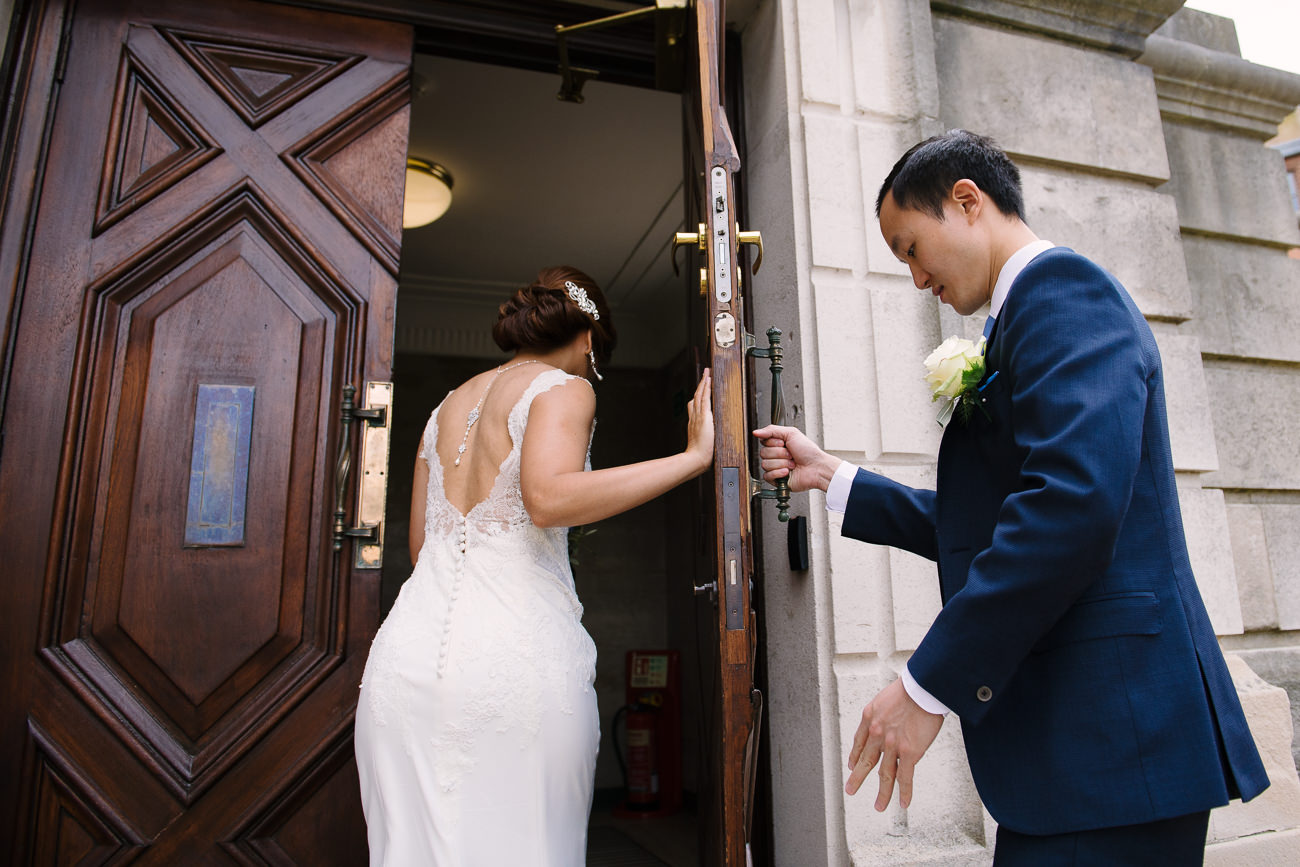 Wedding photography at the Guildhall Kingston Registration Office