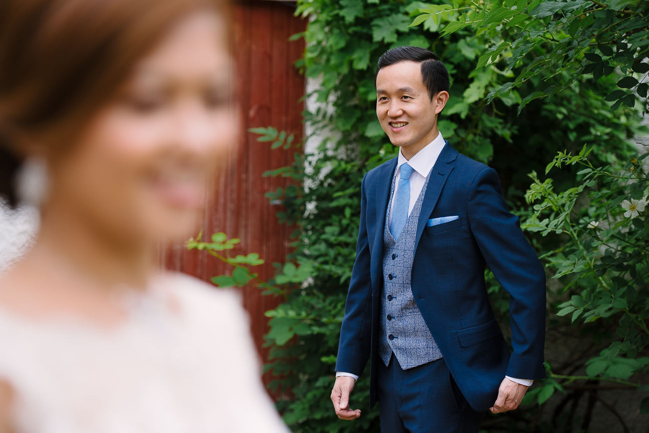 Groom Portrait before his wedding in London